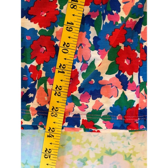 NWOT Boden | Fay Smocked Jersey Shirt Size 6 Floral Smocked Cotton/Modal - Picture 11 of 12